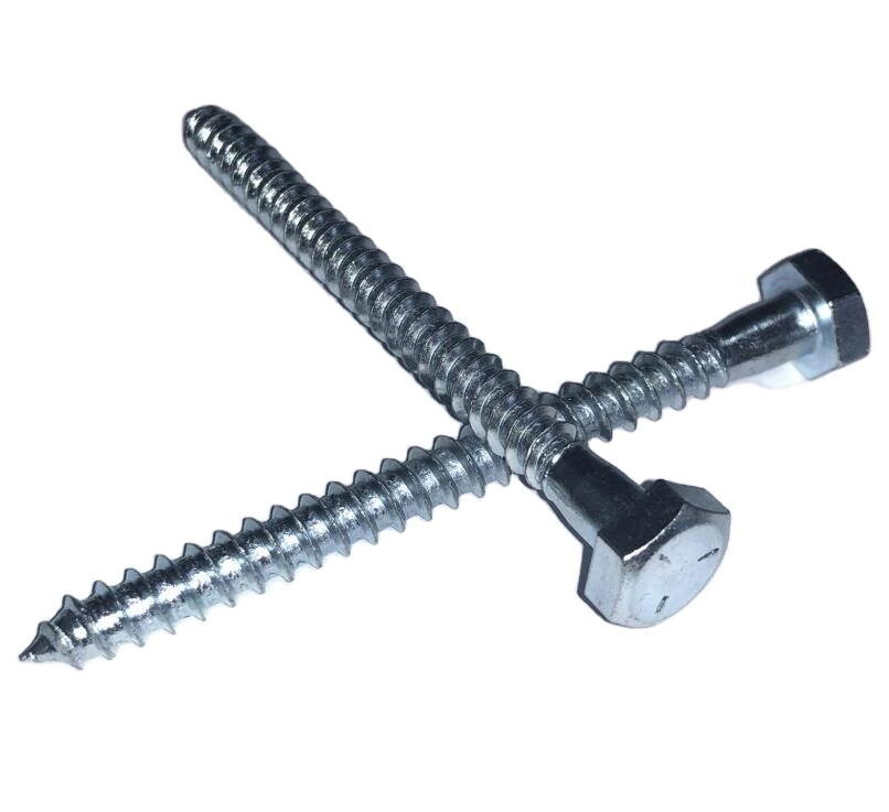 ASME B18.6.1 / DIN571 Hex Head Lag Screw Wood Screw