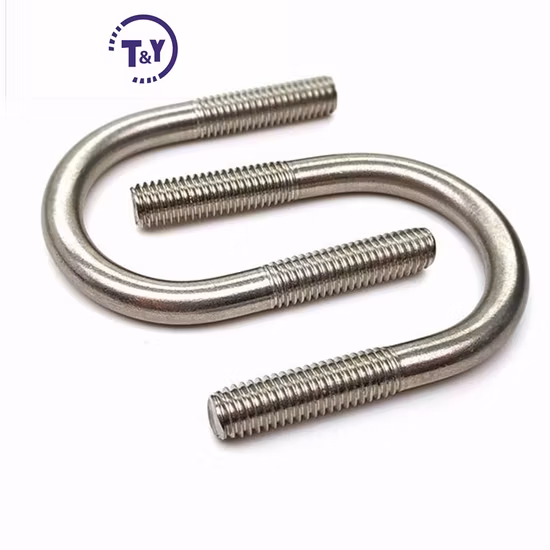 Inox 304 316 Edelstahl, quadratisch, rund, gebogen, U-Bolzen