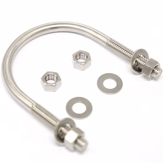 Edelstahl SS304 SS316L 309S 310S U-Bolzen Super Duplex Hastelloy Sechskantschraube 1.4529 904L 254smo Schulterschraube Inconel Incoloy Monel Stehbolzen Hergestellt in China